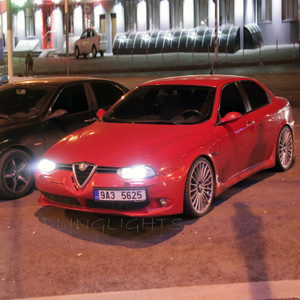 1997-2003 Alfa Romeo 156 Bright White Light Bulbs for Halogen Headlamps Headlights Head Lamps Lights