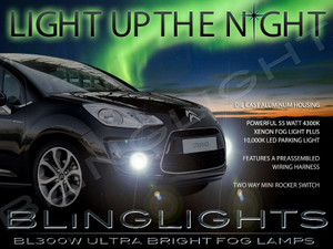 2009 2010 2011 2012 Citro√´n C3 Xenon Fog Lamp Driving Light Kit