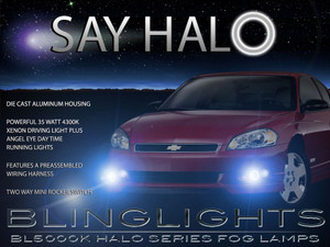 2006 2007 Chevrolet Monte Carlo Halo Angel Eye Fog Lamps Lights Kit 2006 2007 Chevrolet Monte Carlo Halo Angel Eye Fog Lamps Lights Kit