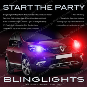 Renault Scenic Head & Tail Lamps Xenon Strobe Lights Kit Scénic Renault Scenic Head & Tail Lamps Xenon Strobe Lights Kit Scénic