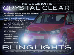 2011 2012 2013 Volkswagen Touran LED Foglamps Foglights Driving Fog Lamps Lights Kit VW 2011 2012 2013 Volkswagen Touran LED Foglamps Foglights Driving Fog Lamps Lights Kit VW