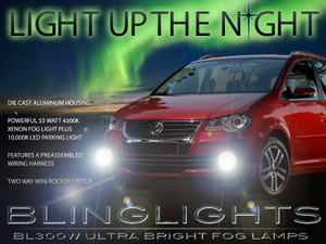 2007 2008 2009 2010 Volkswagen Touran Xenon Foglamps Foglights Fog Lamps Lights Kit VW 2007 2008 2009 2010 Volkswagen Touran Xenon Foglamps Foglights Fog Lamps Lights Kit VW