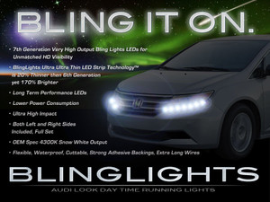 Honda Odyssey LED DRL Head Lights Strips Day Time Running Lamps Kit Honda Odyssey LED DRL Head Lights Strips Day Time Running Lamps Kit
