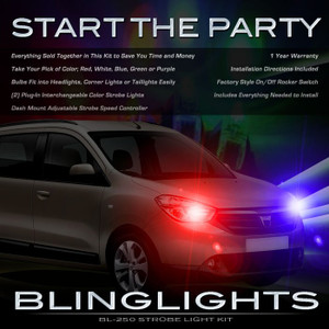 Dacia Lodgy Custom Xenon Head Lamp Strobe Light Kit Dacia Lodgy Custom Xenon Head Lamp Strobe Light Kit