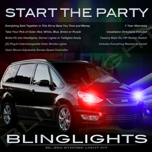 Ford Galaxy Strobe Police Light Kit for Headlamps Headlights Head Lamps Lights Strobes Ford Galaxy Strobe Police Light Kit for Headlamps Headlights Head Lamps Lights Strobes