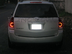 Nissan Quest Tinted Smoked Protection Overlays Film for Taillamps Taillights Tail Lamps Lights Nissan Quest Tinted Smoked Protection Overlays Film for Taillamps Taillights Tail Lamps Lights