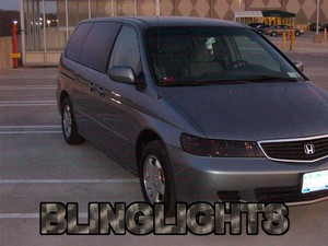 Honda Odyssey Tinted Head Lamp Light Overlays Kit Smoked Film Protection Honda Odyssey Tinted Head Lamp Light Overlays Kit Smoked Film Protection