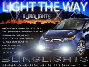 2014 2015 Honda Odyssey Xenon Fog Lamp Driving Light Kit 2014 2015 Honda Odyssey Xenon Fog Lamp Driving Light Kit