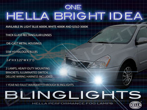 2006 2007 2008 2009 2010 2011 2012 Kia Sedona Xenon Fog Lamps Driving Lights Foglamps Kit 2006 2007 2008 2009 2010 2011 2012 Kia Sedona Xenon Fog Lamps Driving Lights Foglamps Kit