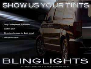Chrysler Town & and Country Tinted Smoked Protection Overlays Film for Taillamps Taillights Chrysler Town & and Country Tinted Smoked Protection Overlays Film for Taillamps Taillights