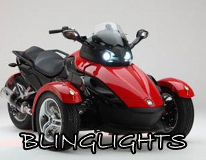 Super White Head Light Bulbs for 2009-2016 Can-Am Spyder Roadster RS RS-S Super White Head Light Bulbs for 2009-2016 Can-Am Spyder Roadster RS RS-S