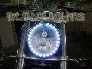 Harley-Davidson VRSC V-Rod LED DRLs for Headlamps Headlights Day Time Running Lights Head Lamps