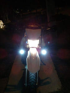 Kawasaki KLX250 KLR650 Auxiliary 6000K LED Lamps Lights KLX 250 KLR 650 Kawasaki KLX250 KLR650 Auxiliary 6000K LED Lamps Lights KLX 250 KLR 650