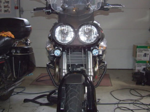 Moto Guzzi Stelvio 6000K LED Auxiliary Lamps Lights Kit Moto Guzzi Stelvio 6000K LED Auxiliary Lamps Lights Kit