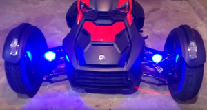 Blue LED Fog Lights for Can-Am Ryker Blue LED Fog Lights for Can-Am Ryker
