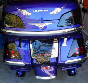 Tinted Tail Lights Lens Film Overlay Covers for Honda Gold Wing (all years)