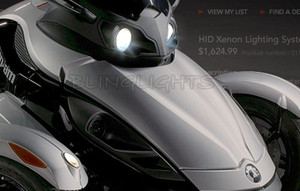 Xenon HID Conversion Kit for Can-Am Spyder Roadster Trike Head Lights Xenon HID Conversion Kit for Can-Am Spyder Roadster Trike Head Lights