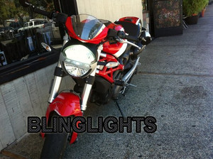 Ducati Monster Head Lamp Xenon HID Light Conversion Kit high low setup Ducati Monster Head Lamp Xenon HID Light Conversion Kit high low setup