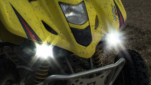 2003 2004 2005 2006 Kawasaki KFX 400 Auxiliary 6000K LED Lamps Lights