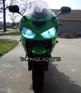Kawasaki Ninja ZX-10R ZX10R Bright White Upgrade Replacement Light Bulbs for Headlamps Headlights