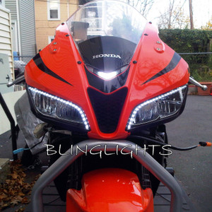 Honda CBR600RR LED DRL Light Strips for Headlamps Headlights Head lamps Day Time Running Lights Honda CBR600RR LED DRL Light Strips for Headlamps Headlights Head lamps Day Time Running Lights