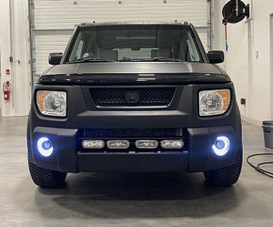 LED Projector Halo Angel Eye Fog Lights Lamps for Honda Element LED Projector Halo Angel Eye Fog Lights Lamps for Honda Element