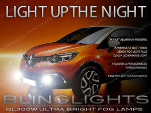 2013-2016 Renault Captur Xenon Fog Lamps Driving Lights Kit 13 2014 2015 16 2013-2016 Renault Captur Xenon Fog Lamps Driving Lights Kit 13 2014 2015 16