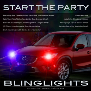 Mazda CX-5 Police Headlamps Headlights Strobe Light Kit Mazda CX-5 Police Headlamps Headlights Strobe Light Kit