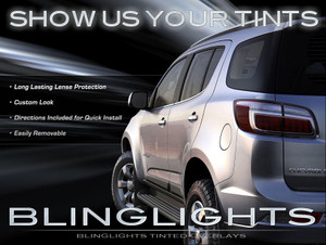 Chevrolet TrailBlazer Murdered Out Taillamp Covers Tinted Taillight Overlay Guards