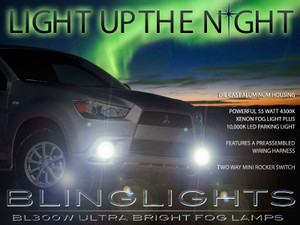 2011 2012 Mitsubishi RVR Xenon Fog Lamps Driving Lights Kit 2011 2012 Mitsubishi RVR Xenon Fog Lamps Driving Lights Kit