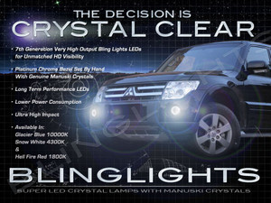 2007-2013 Mitsubishi Pajero Dakar Fog Lamps Lights Kit LED Foglamps Foglights Drivinglights 2007-2013 Mitsubishi Pajero Dakar Fog Lamps Lights Kit LED Foglamps Foglights Drivinglights