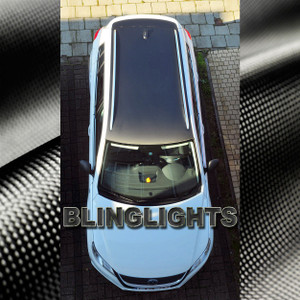 Volkswagen VW Tiguan Black Carbon Fiber Roof Protection Overlay Body Panel Film Volkswagen VW Tiguan Black Carbon Fiber Roof Protection Overlay Body Panel Film