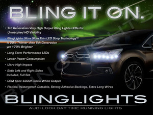 Citroen Citroën DS4 LED DRL Strips for Headlamps Headlights Head Lamps Day Time Running Lights DRLs Citroen Citroën DS4 LED DRL Strips for Headlamps Headlights Head Lamps Day Time Running Lights DRLs