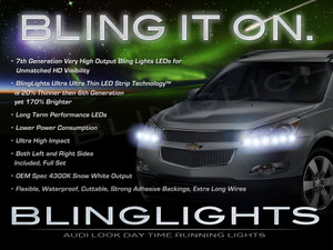 Chevy Grand Blazer LED Head Light Strips Day Time Running Lamps Chevrolet DRL Kit
