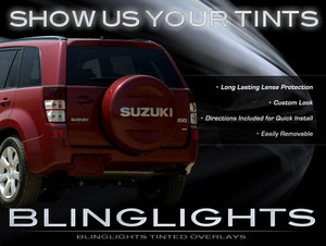 Suzuki Escudo Tint Smoke Protection Overlays Film for Tinted Taillamps Taillights Tail Lamps Lights Suzuki Escudo Tint Smoke Protection Overlays Film for Tinted Taillamps Taillights Tail Lamps Lights