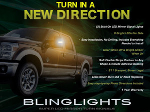 Ford Excursion LED Mirror Turnsignals Lights Side Mirrors Turn Signals Lamps Signalers Light Lamp Ford Excursion LED Mirror Turnsignals Lights Side Mirrors Turn Signals Lamps Signalers Light Lamp