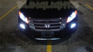 Honda Accord Crosstour Bright White Headlamp Light Bulbs Set
