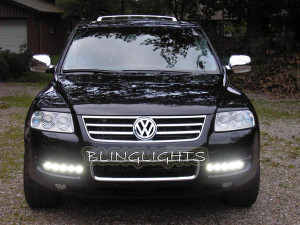 Volkswagen VW Touareg LED DRL Strips Day Time Running Lamps Lights for Headlamps Headlights Volkswagen VW Touareg LED DRL Strips Day Time Running Lamps Lights for Headlamps Headlights