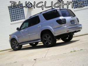 Toyota Sequoia Murdered Out Taillamp Overlays Tinted Taillight Lense Film Covers Toyota Sequoia Murdered Out Taillamp Overlays Tinted Taillight Lense Film Covers