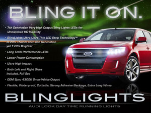 Ford Edge LED DRL Head Light Strips Day Time Running Lamps Ford Edge LED DRL Head Light Strips Day Time Running Lamps