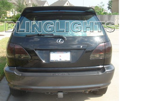 1998-2003 Lexus RX300 RX Tinted Smoked Protection Overlays for Taillamps Taillights 1998-2003 Lexus RX300 RX Tinted Smoked Protection Overlays for Taillamps Taillights