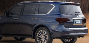 Infiniti QX56 QX80 Murdered Out Tail Light Covers Lamp Tint Overlays Infiniti QX56 QX80 Murdered Out Tail Light Covers Lamp Tint Overlays