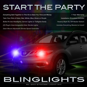 Nissan Murano Head Lamps Strobe Light Kit Headlight Headlamp Strobes Nissan Murano Head Lamps Strobe Light Kit Headlight Headlamp Strobes