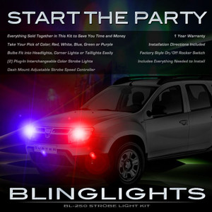 Dacia Duster Custom Xenon Head Light Strobe Lamp Kit Dacia Duster Custom Xenon Head Light Strobe Lamp Kit