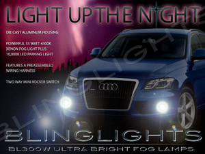 2009 2010 2011 2012 Audi Q5 Xenon Fog Lamps Driving Lights Foglamps Foglights Kit 2009 2010 2011 2012 Audi Q5 Xenon Fog Lamps Driving Lights Foglamps Foglights Kit