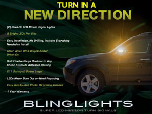 Subaru Forester LED Side Mirror Turn Signal Lights Lamps Kit Subaru Forester LED Side Mirror Turn Signal Lights Lamps Kit