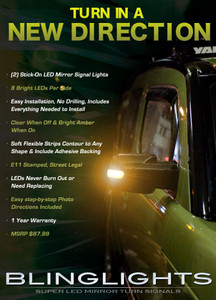 Toyota FJ Cruiser LED Side Mirrors Accents Turnsignals Lights Turn Signals Lamps Mirror Signalers Toyota FJ Cruiser LED Side Mirrors Accents Turnsignals Lights Turn Signals Lamps Mirror Signalers