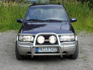 Kia Sportage Bumper Bull Bar Off Road Auxiliary Driving Lights Kia Sportage Bumper Bull Bar Off Road Auxiliary Driving Lights