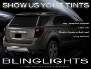 Chevrolet Equinox Tint Smoke Overlays Film for Taillamps Taillights Tail Lamps Lights Chevrolet Equinox Tint Smoke Overlays Film for Taillamps Taillights Tail Lamps Lights