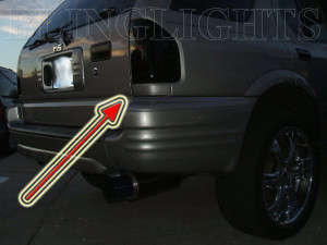 Honda Passport Smoked Tail Lights Film Covers Lamps Tinted Overlays Kit Honda Passport Smoked Tail Lights Film Covers Lamps Tinted Overlays Kit